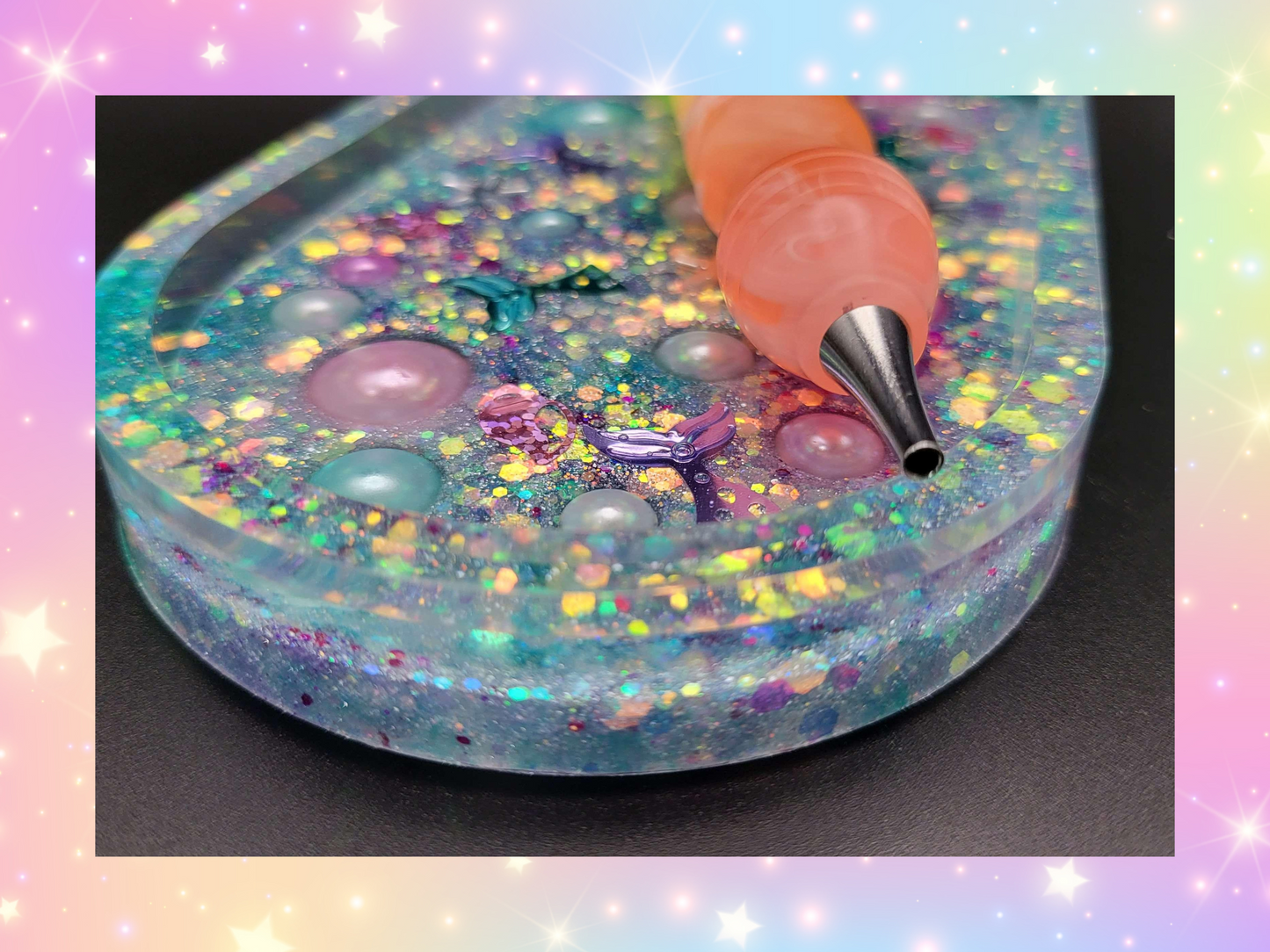 Mermaid Treasure Featured Custom Tray - Made to Order