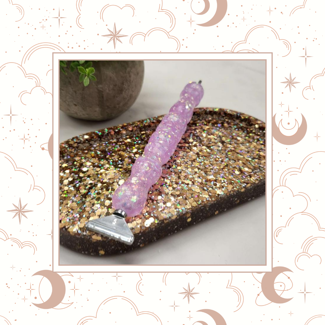Roaring 20's Glitter Trinket Tray, Tray for Jewelry, Tray for Crafting, Diamond Painting Tray, Pencil Tray, Beading Tray - Roaring 20's