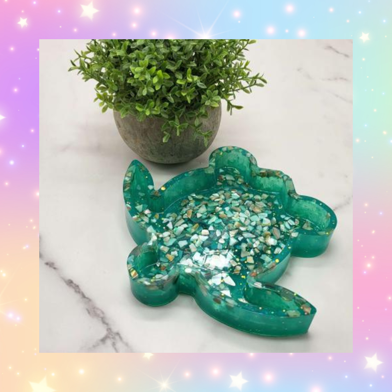 Margaritas Glitter Trinket Tray, Tray for Jewelry, Tray for