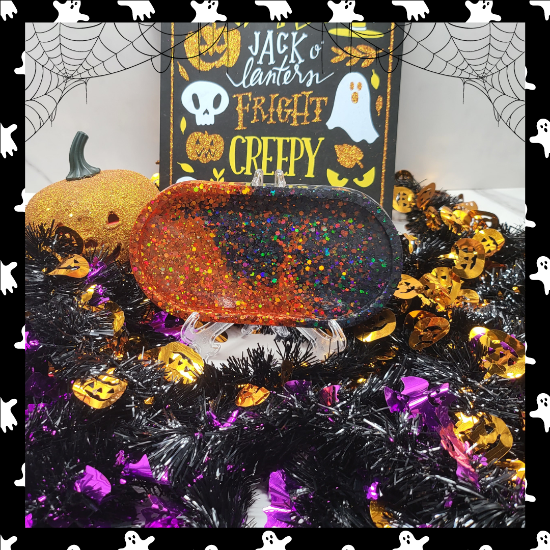 "Trick or Treat" Trinket Tray, Made to Order