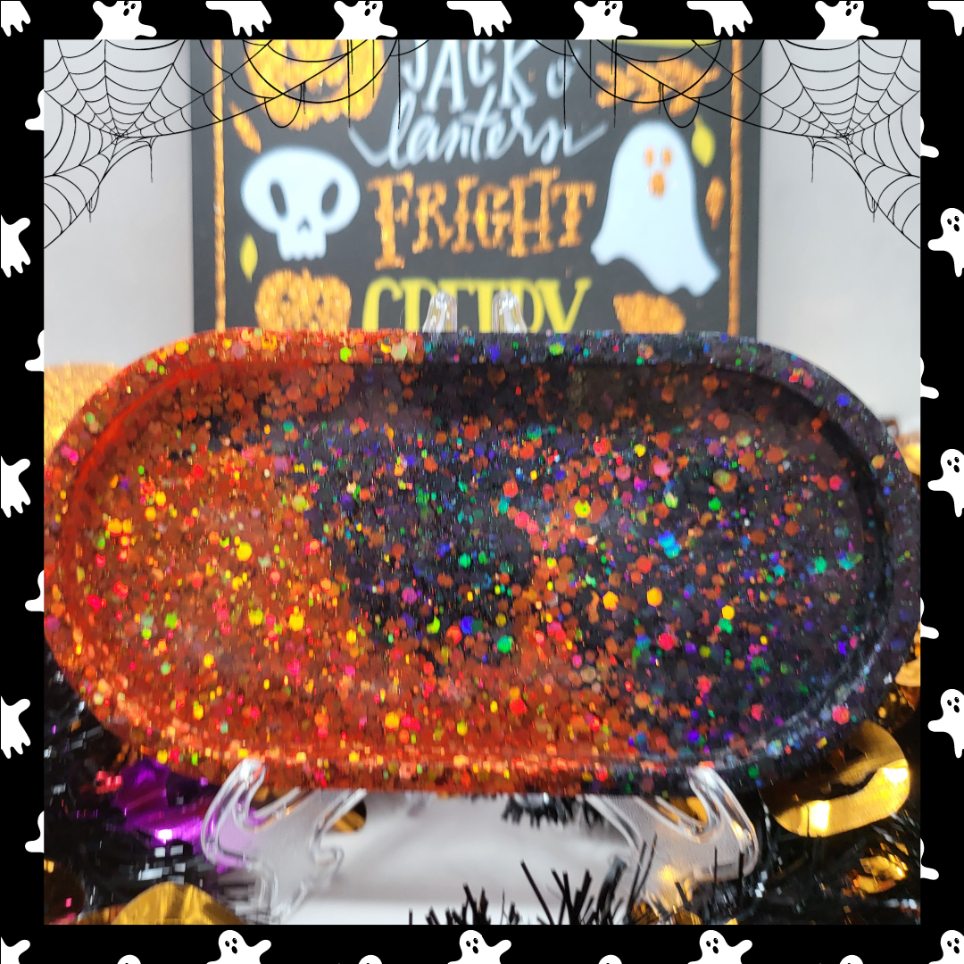 "Trick or Treat" Trinket Tray, Made to Order