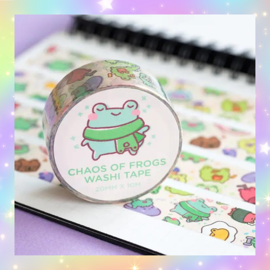 Chaos of Frogs Washi Tape